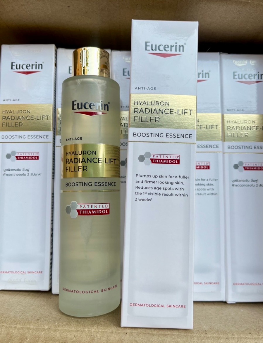 แพ็คเกจใหม่ น้ำตบทอง - Eucerin Hyaluron Radiance Lift Filler Boosting Essence 100 ml.