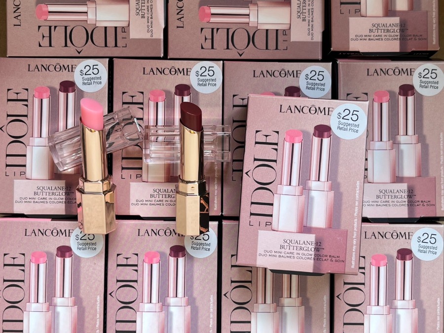 เซต Lancome Idole Butterglow Mini Lip Balm Duo 0.8g*2