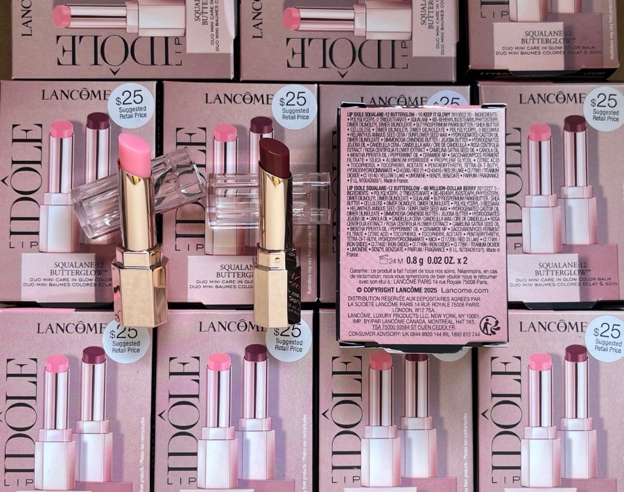 เซต Lancome Idole Butterglow Mini Lip Balm Duo 0.8g*2
