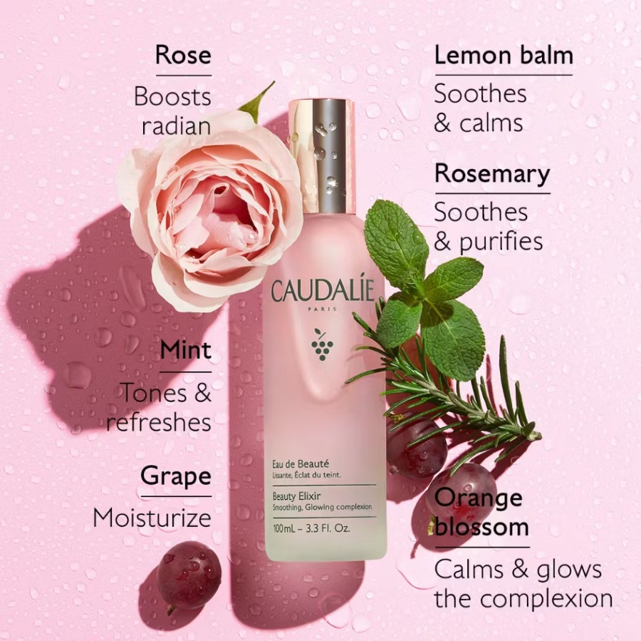 Caudalie Beauty Elixir Beauty Elixir Smoothing Glowing Complexion Mist 30ml.
