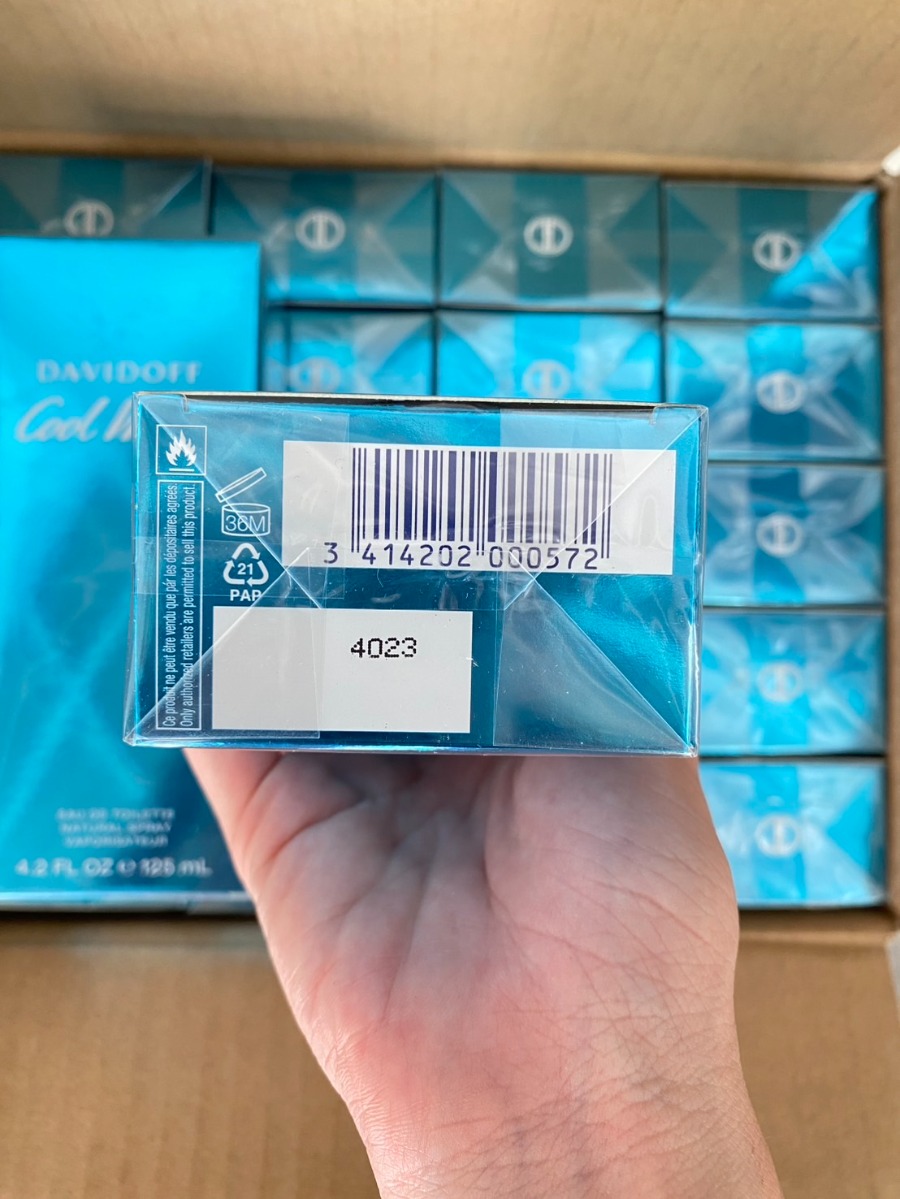 Davidoff Cool Water Eau De Toilette 125ml. (เคาเตอร์ 3,600฿)