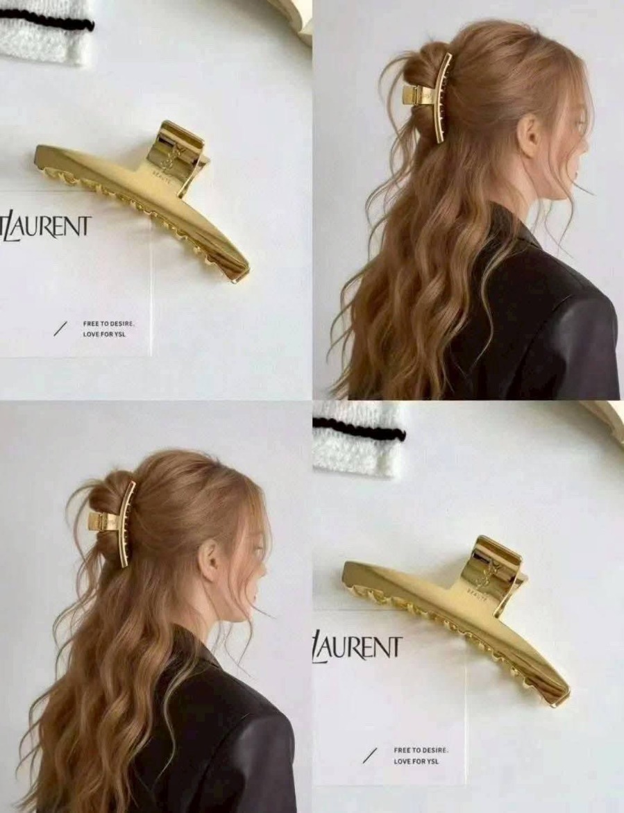 YSL Hair Clip สีทอง