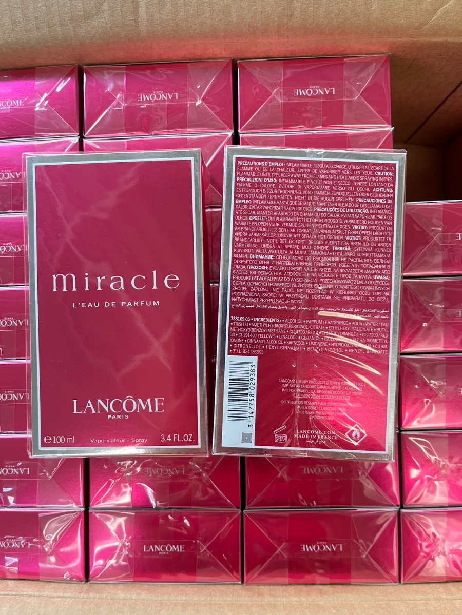หิ้ว Lancome Miracle Eau De Parfum 100ml. (เคาเตอร์ 6,800฿) 