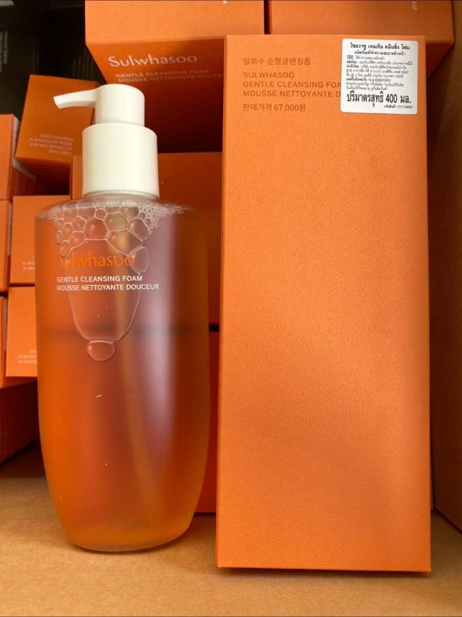 Sulwhasoo Gentle Cleansing Foam 400ml. (เคาเตอร์ 2,100฿)