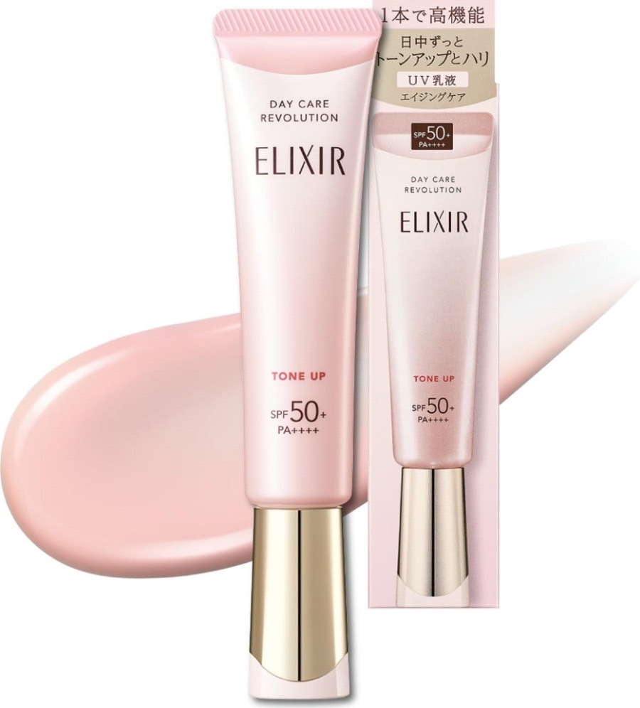 ELIXIR ครีมกันแดด Day Care Revolution SPF 50+ PA++++ 35 ml. Tone Up (เคาเตอร์ 1,365฿)