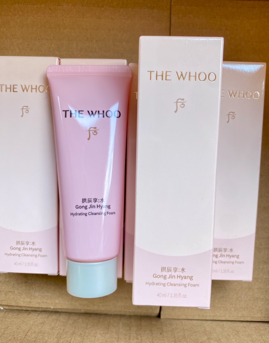 The History of Whoo Gongjinhyang Hydrating Cleansing Foam 40ml.