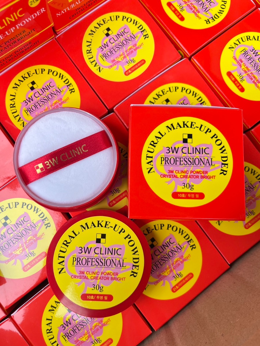 Palgantong Natural Makeup Powder 3W Clinic Professional 30g.