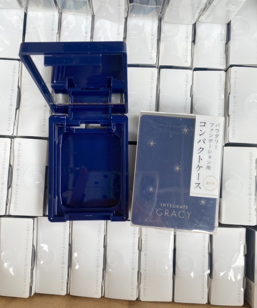 Shiseido INTEGRATE GRACY White Powder Foundation 11g. + เคส ตลับเปล่า ใส่แป้ง