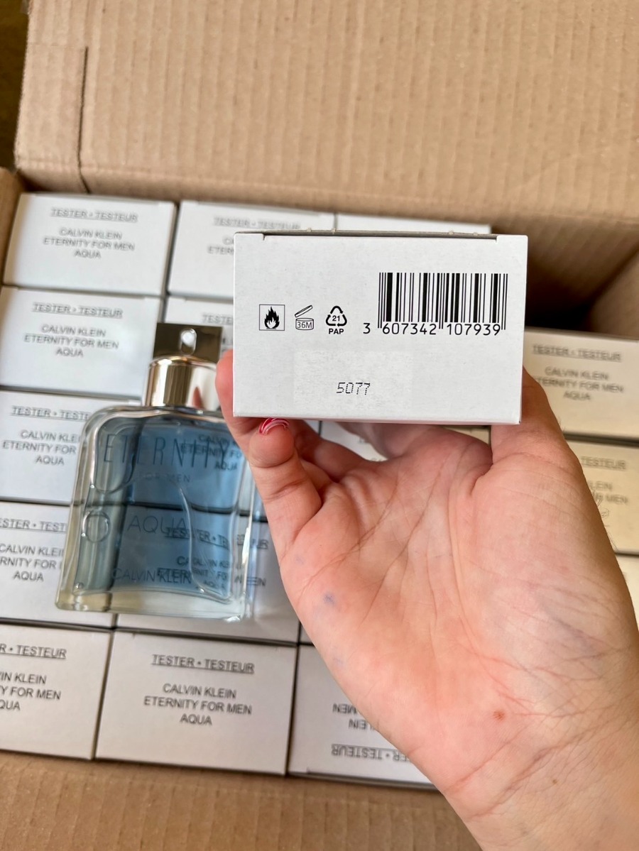 กล่องเทสเตอร์ - Calvin Klein Eternity Aqua Eau De Toilette 100ml. (เคาเตอร์ 3,970฿)