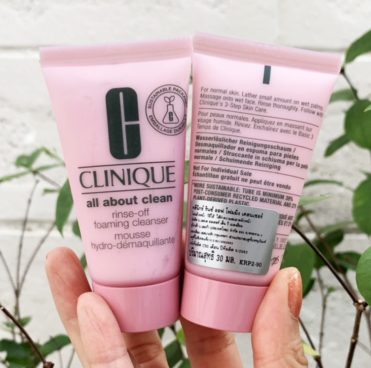 Clinique All About Clean RinseOff Foaming Cleanser 30ml.