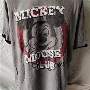 MICKEY  MUSE  CLUB  -มิกกี้เม้า  เสื้อมือ2  วินเทจ