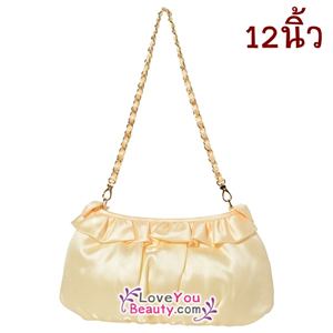 [NARAYA-2085] NARA by NaRaYa กระเป๋าสะพายไหล่ สายโซ่ - สีเหลือง