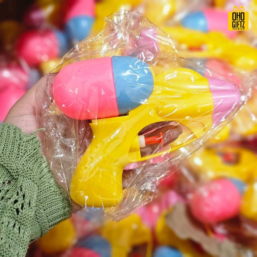 ปืนฉีดน้ำสีสดใส ไซต์มินิ สกรีนโลโก้ ทำเป็นของพรีเมี่ยม