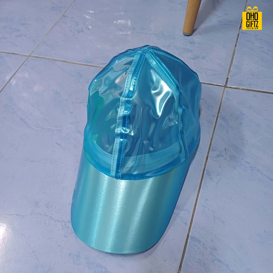 หมวกกันน้ำพลาสติกใส สกรีนโลโก้ ทำเป็นของพรีเมี่ยม ของที่ระลึกได้