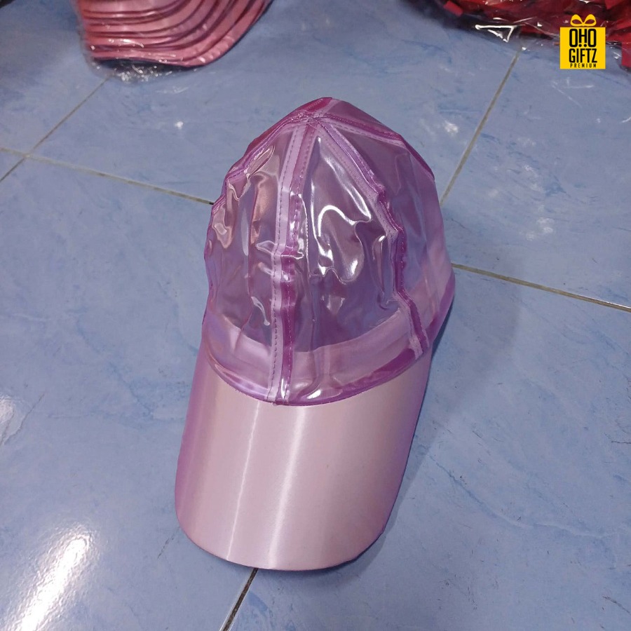 หมวกกันน้ำพลาสติกใส สกรีนโลโก้ ทำเป็นของพรีเมี่ยม ของที่ระลึกได้