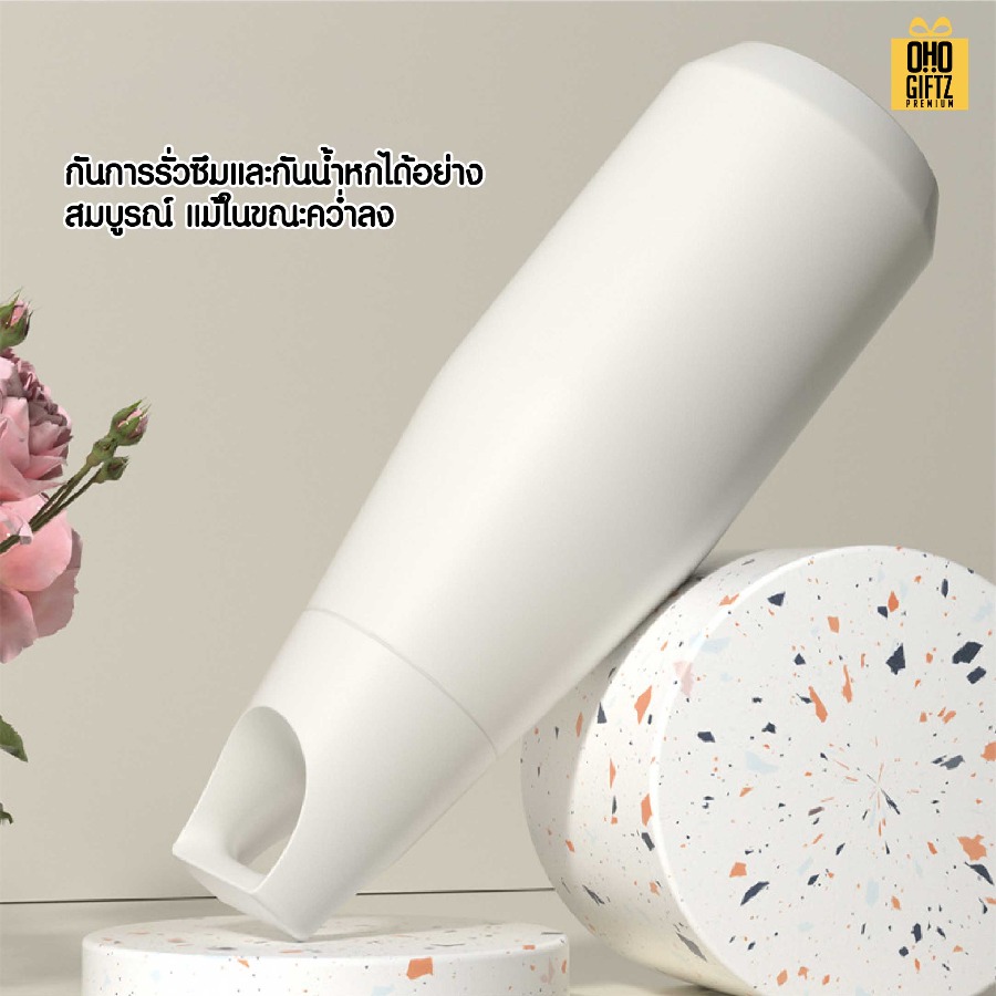 ขวดน้ำสแตนเลสสไตล์ญี่ปุ่น สกรีนโลโก้ ทำเป็นของพรีเมี่ยมได้