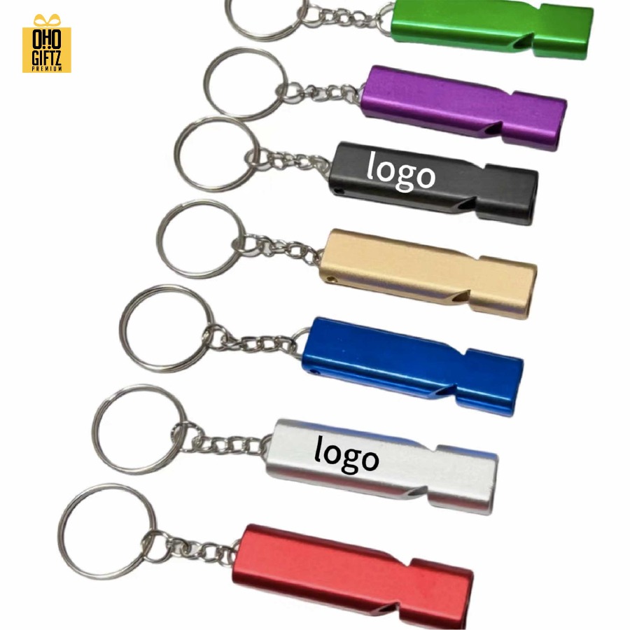 พวงกุญแจนกหวีด สกรีนโลโก้ ทำเป็นของพรีเมี่ยม ของชำร่วยได้