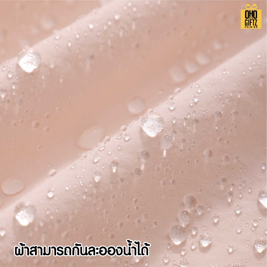 กระเป๋าผ้าไนล่อนกันน้ำ สีทูโทน สกรีนโลโก้ ทำเป็นของพรีเมี่ยมได้