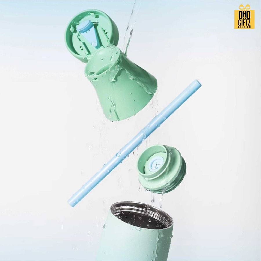 ขวดน้ำสแตนเลส เก็บร้อน-เย็น สกรีนโลโก้ ทำเป็นของพรีเมี่ยมได้