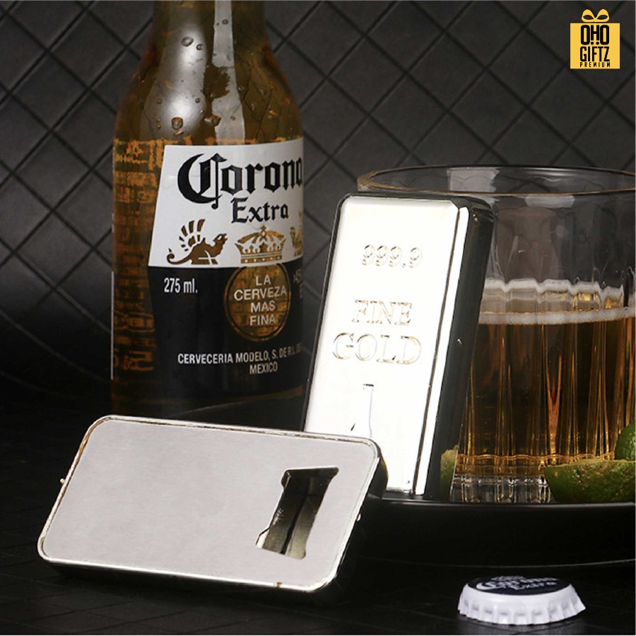 ที่เปิดขวดทองแท่ง สกรีนโลโก้ ทำเป็นของพรีเมี่ยมได้