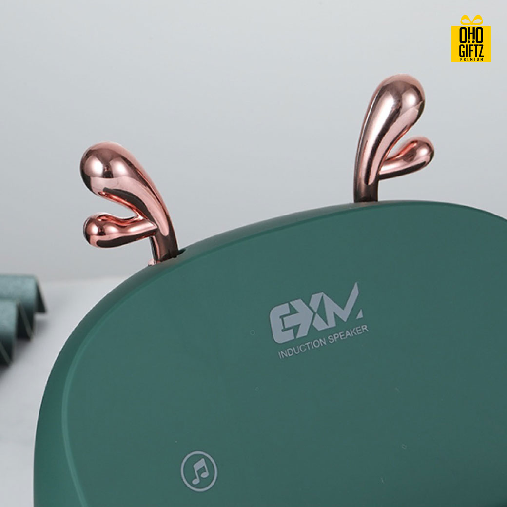 แท่นวางมือถือพร้อมลำโพง สกรีนโลโก้ สกรีนชื่อร้านทำเป็นของพรีเมี่ยมได้ 