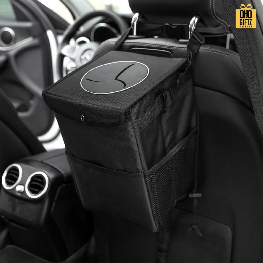 ถังขยะผ้าในรถยนต์ สกรีนโลโก้ ทำเป็นของพรีเมี่ยมได้