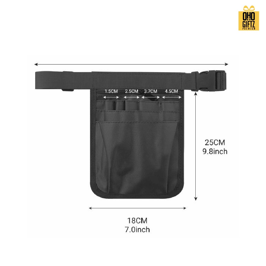 กระเป๋าคาดเอวใส่อุปกรณ์ สกรีนโลโก้ ทำเป็นของพรีเมี่ยมได้