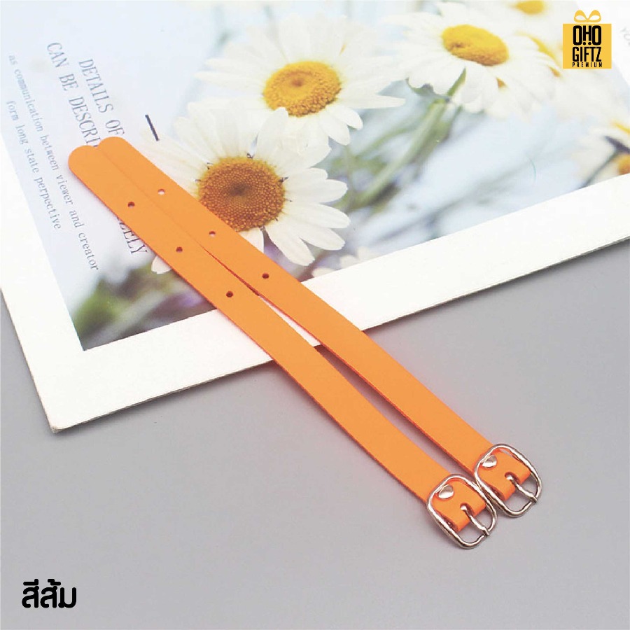 สายห้อยป้ายแท็ก PU สกรีนโลโก้ ทำเป็นของพรีเมี่ยมได้