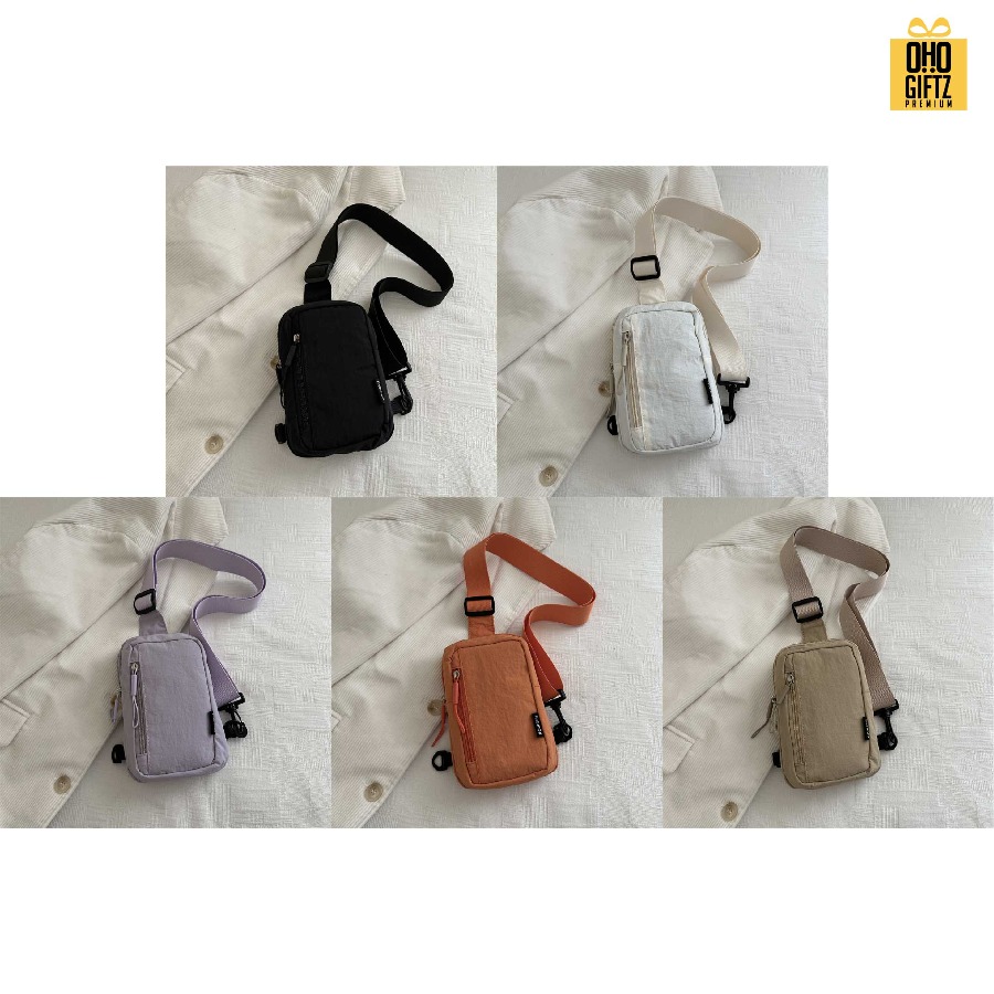 กระเป๋าคาดอก สกรีนโลโก้ ทำเป็นของพรีเมี่ยมได้