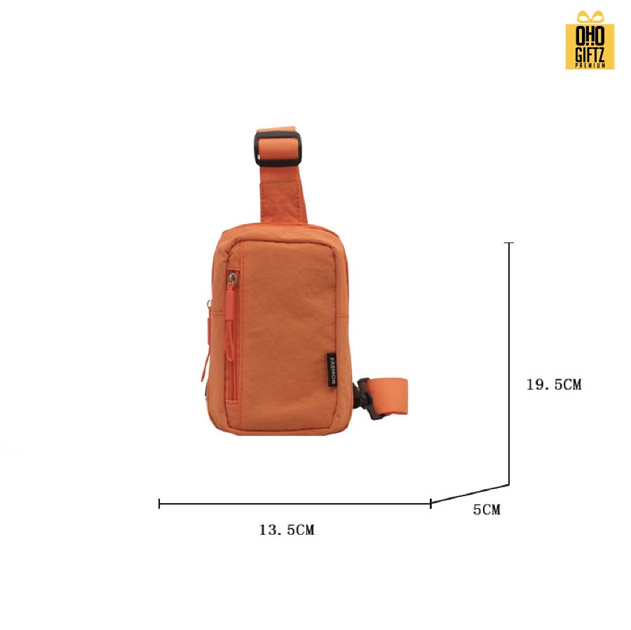 กระเป๋าคาดอก สกรีนโลโก้ ทำเป็นของพรีเมี่ยมได้