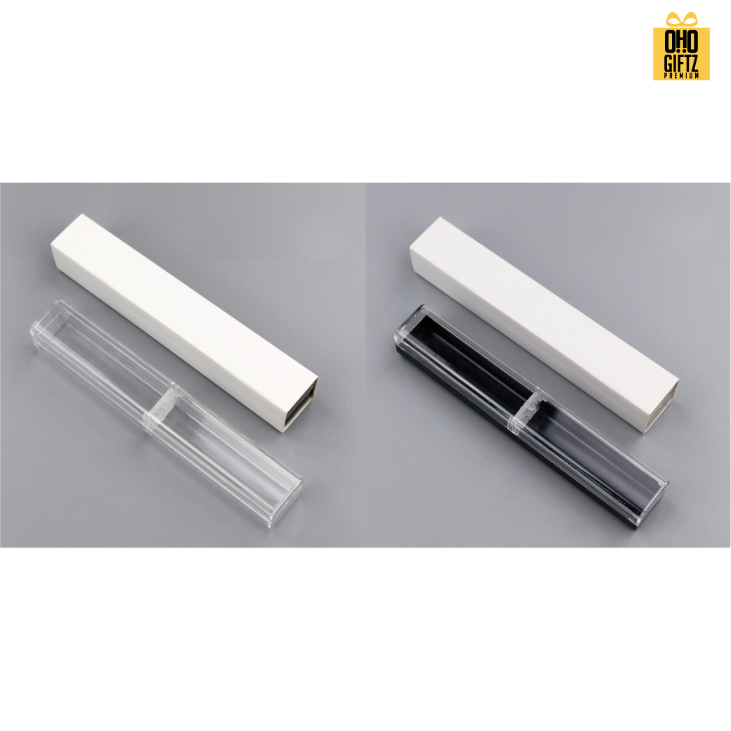 กล่องกระดาษใส่ปากกาเท่ๆ สกรีนชื่อ สกรีนโลโก้ทำเป็นของพรีเมี่ยมได้