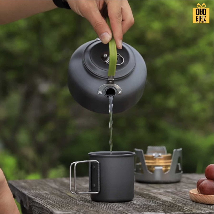 ถ้วยอลูมิเนียมตั้งแคมป์ สกรีนโลโก้ ทำเป็นของพรีเมี่ยมได้