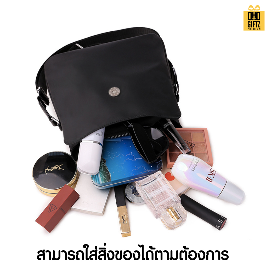 กระเป๋าสะพาย สไตล์เกาหลี สกรีนโลโก้ ทำเป็นของพรีเมี่ยมได้