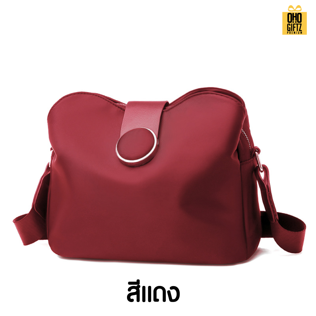 กระเป๋าสะพาย สไตล์เกาหลี สกรีนโลโก้ ทำเป็นของพรีเมี่ยมได้