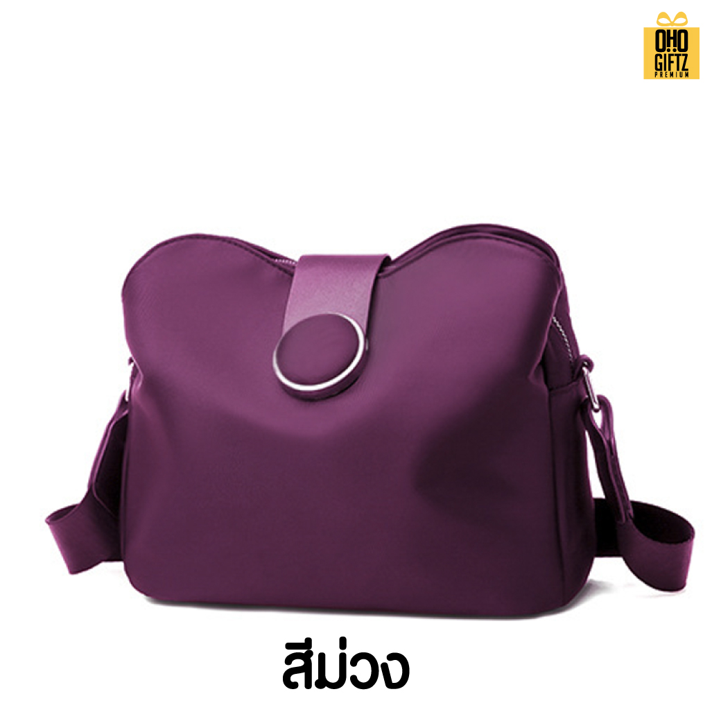 กระเป๋าสะพาย สไตล์เกาหลี สกรีนโลโก้ ทำเป็นของพรีเมี่ยมได้