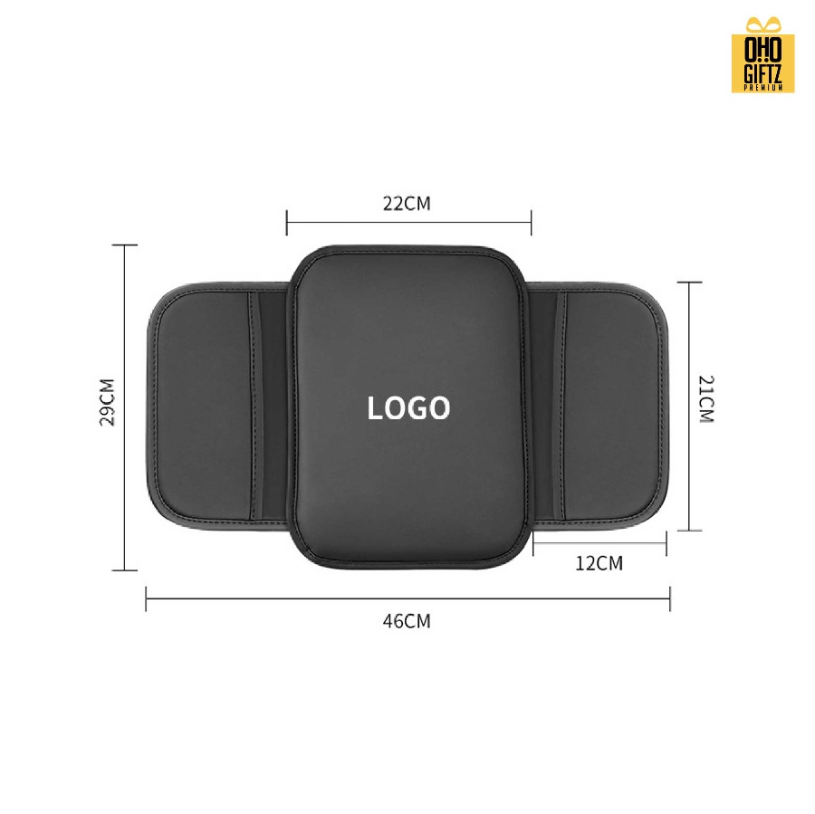 แผ่นรองที่วางแขนในรถ สกรีนโลโก้ ทำเป็นของพรีเมี่ยมได้