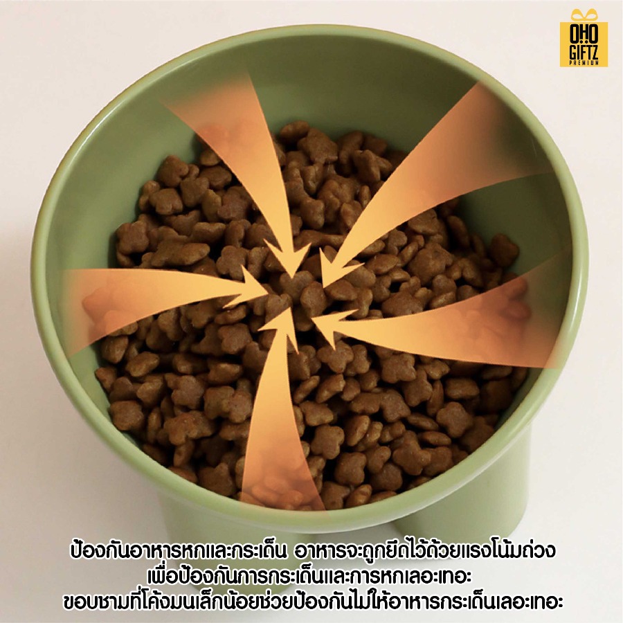 ชามอาหารสัตว์เลี้ยง สกรีนโลโก้ ทำเป็นของพรีเมี่ยม