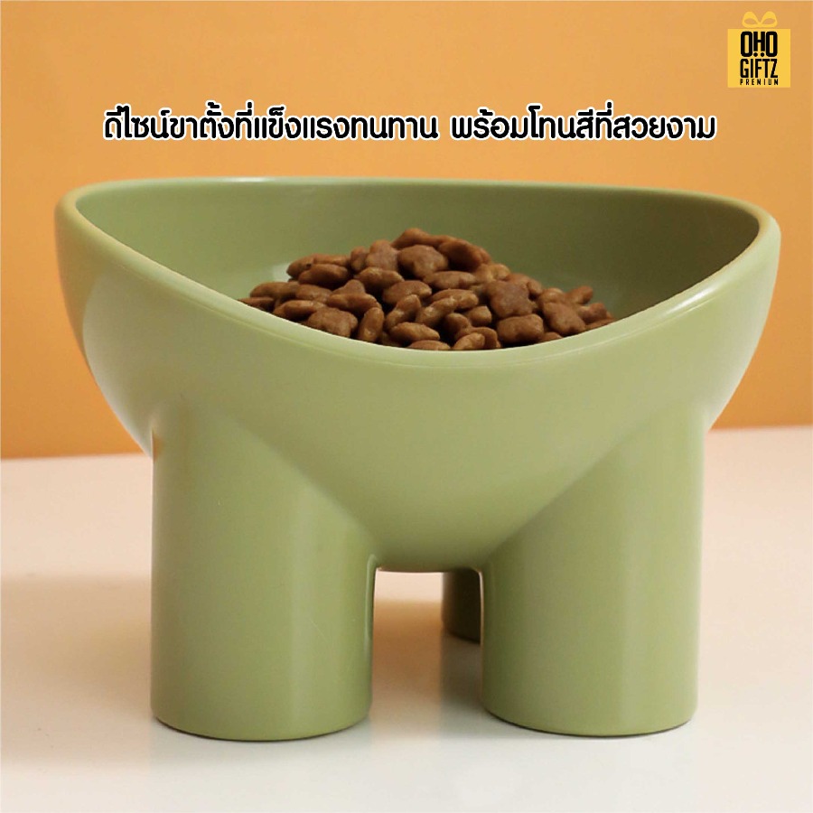 ชามอาหารสัตว์เลี้ยง สกรีนโลโก้ ทำเป็นของพรีเมี่ยม