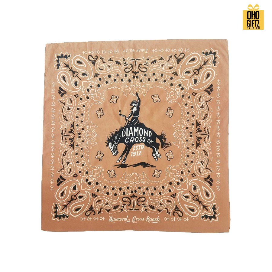 รับผลิตผ้าเช็ดหน้า ผ้าพันคอ ผ้าโพกศรีษะ เนื้อผ้าฝ้าย ผ้า Cotton แท้ ดีไซน์ตามต้องการ สกรีนโลโก้ ทำเป็นของพรีเมี่ยมได้