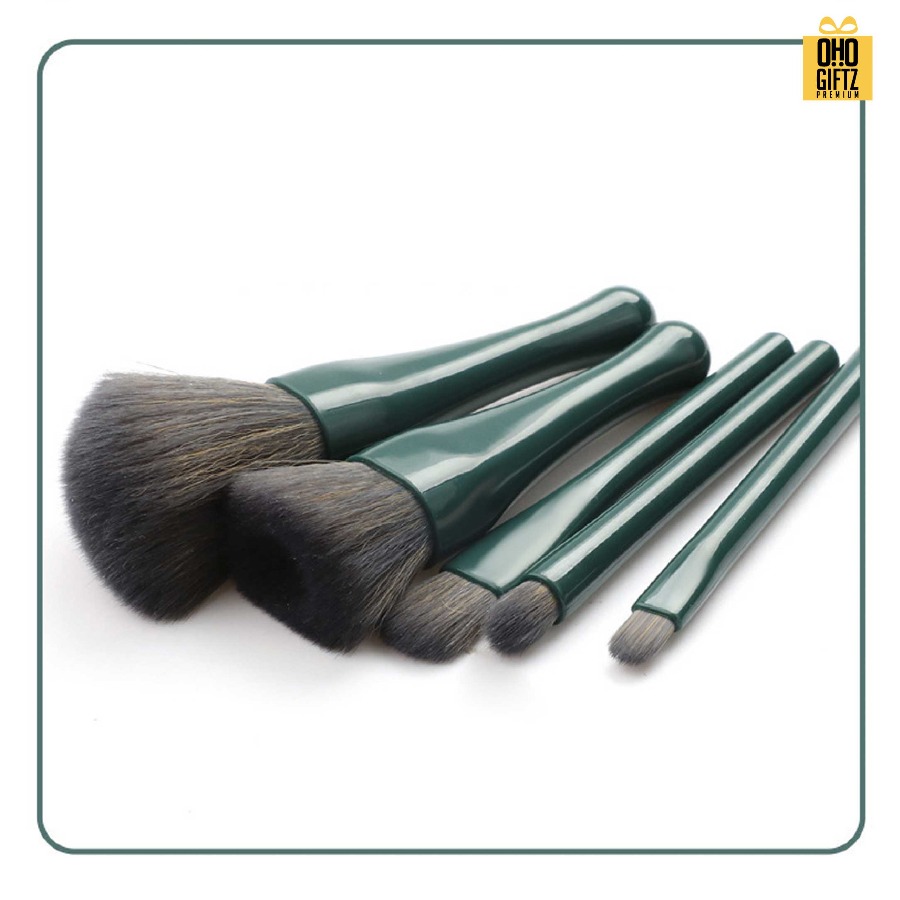 ชุดแปรงแต่งหน้าเปลือกหอย สกรีนโลโก้ สกรีนชื่อร้าน ทำเป็นของพรีเมี่ยมได้