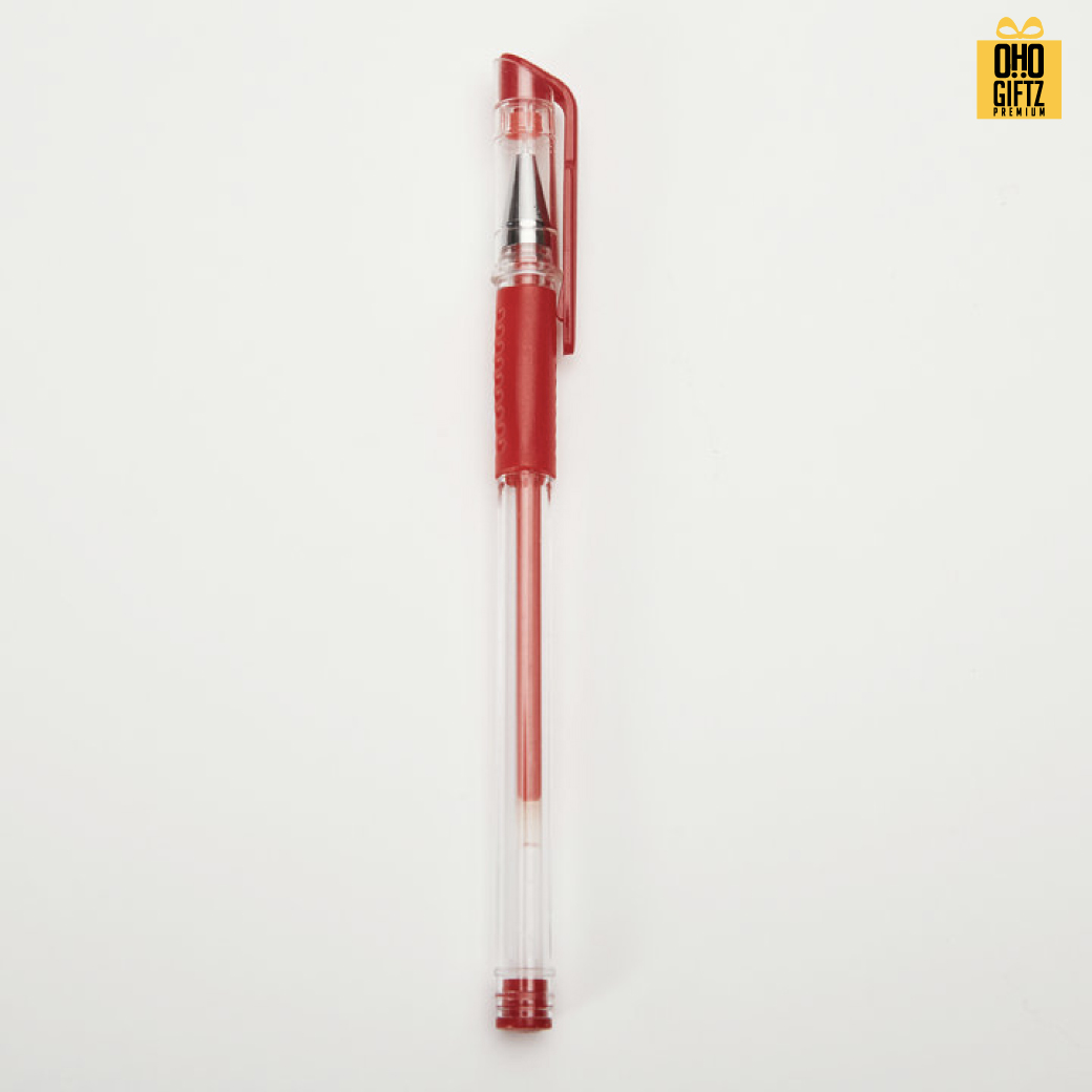 ปากกาหมึกเจล สกรีนชื่อ สกรีนโลโก้ ทำเป็นของพรีเมี่ยมได้