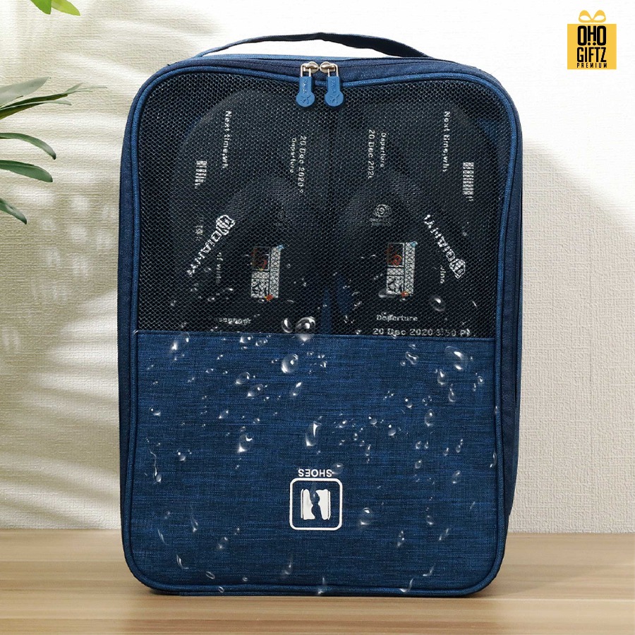 กระเป๋าใส่รองเท้าเสริมเดินทาง สกรีนโลโก้ ทำเป็นของพรีเมี่ยมได้