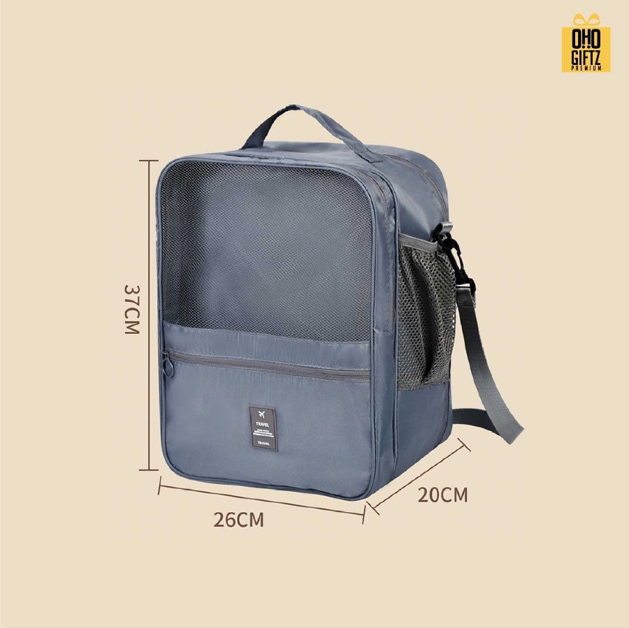 กระเป๋าใส่รองเท้าเสริมเดินทาง สกรีนโลโก้ ทำเป็นของพรีเมี่ยมได้