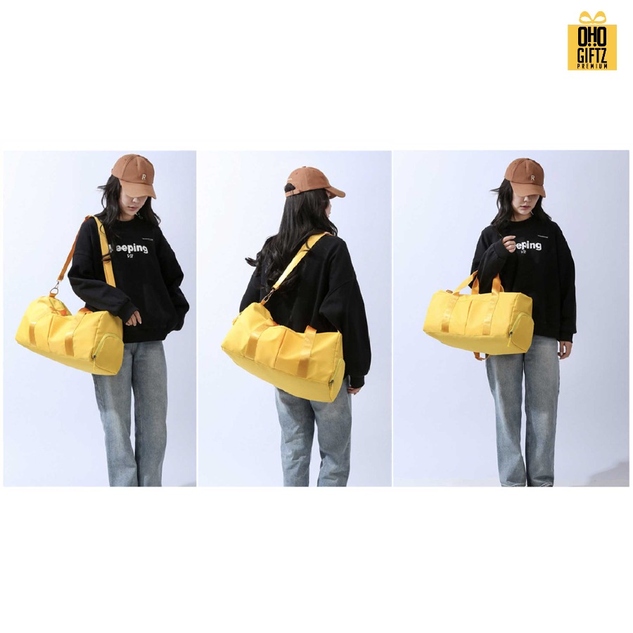 กระเป๋าฟิตเนส สกรีนโลโก้ ทำเป็นของพรีเมี่ยมได้