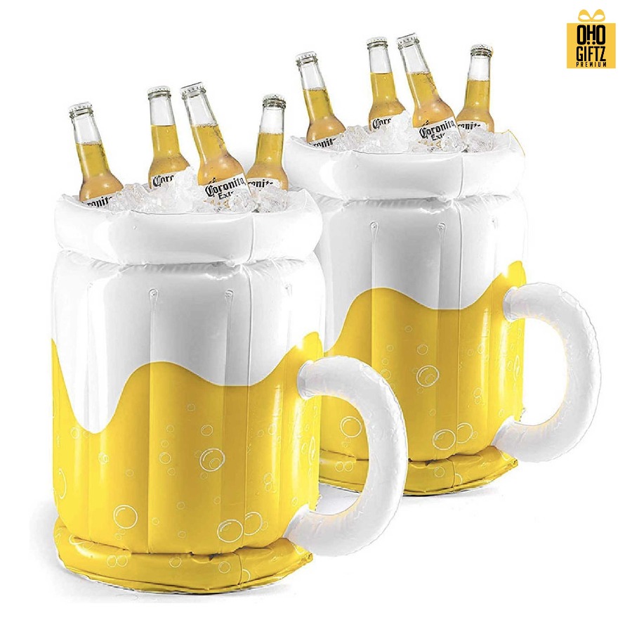 ถังแช่เครื่องดื่มแบบเป่าลม สกรีนชื่อ,โลโก้ ทำเป็นของพรีเมี่ยมได้