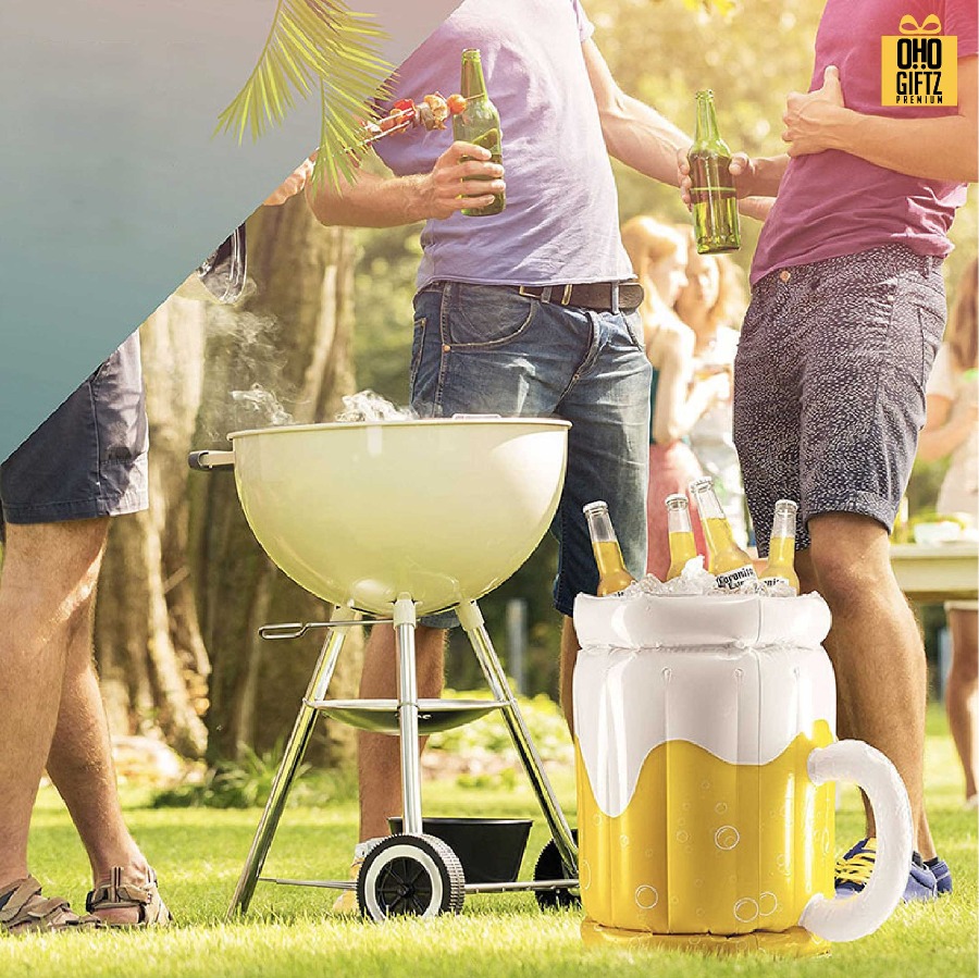 ถังแช่เครื่องดื่มแบบเป่าลม สกรีนชื่อ,โลโก้ ทำเป็นของพรีเมี่ยมได้