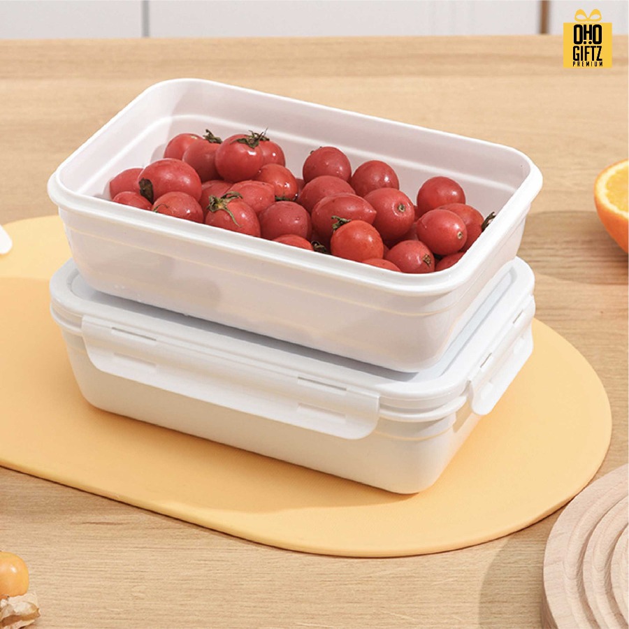 กล่องถนอมอาหาร สกรีนโลโก้ ทำเป็นของพรีเมี่ยมได้