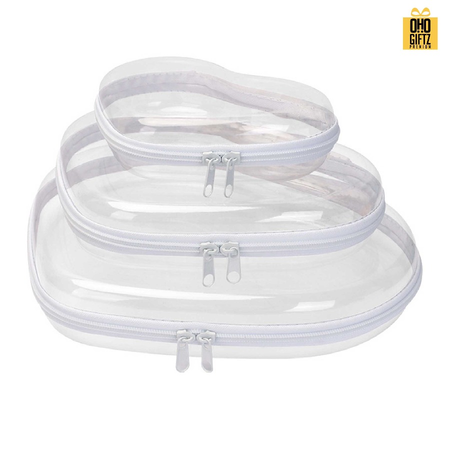 กระเป๋าพลาสติกทรงหัวใจ สกรีนชื่อ สกรีนโลโก้  ทำเป็นของพรีเมี่ยมได้