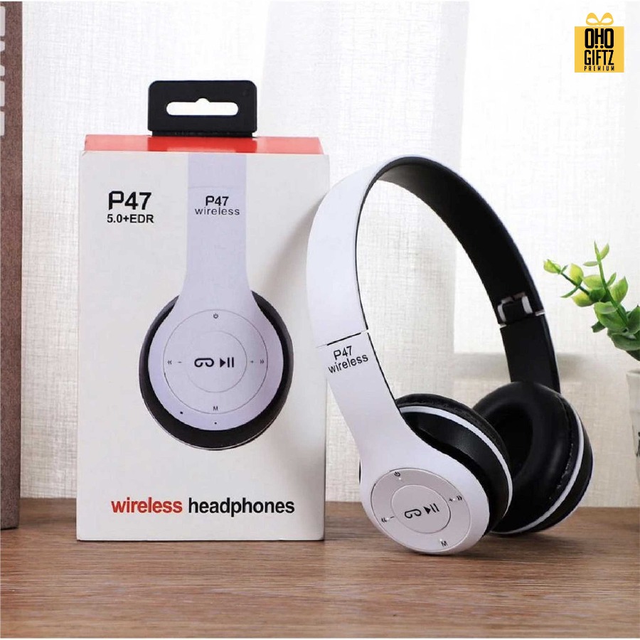 หูฟังบลูทูธแบบครอบหู Wireless Headphone สกรีนชื่อ สกรีนโลโก้ ทำเป็นของพรีเมี่ยมได้ 