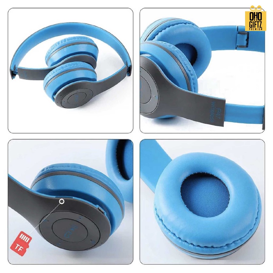 หูฟังบลูทูธแบบครอบหู Wireless Headphone สกรีนชื่อ สกรีนโลโก้ ทำเป็นของพรีเมี่ยมได้ 